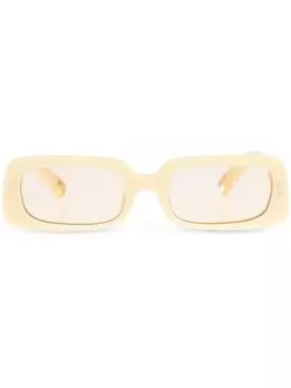 Jacquemus солнцезащитные очки Azzuro Pear, желтый