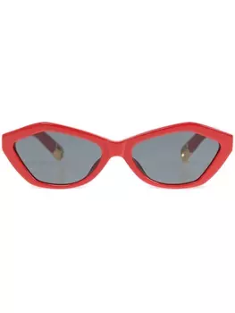Jacquemus солнцезащитные очки Бамбино, красный