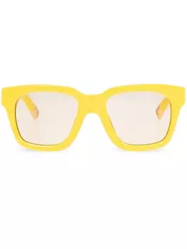 Jacquemus солнцезащитные очки Les Lunettes Carino из коллаборации с Linda Farrow, желтый