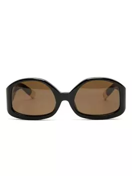 Jacquemus солнцезащитные очки Les lunettes Gala, черный