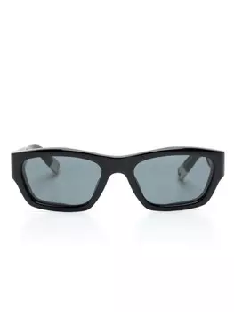 Jacquemus солнцезащитные очки Les Lunettes Meridiano в трапециевидной оправе, черный