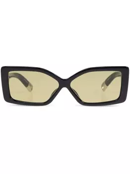 Jacquemus солнцезащитные очки Les Lunettes Spiaggia из коллаборации с Linda Farrow, черный