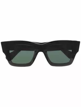 Jacquemus солнцезащитные очки Les Lunettes в D-образной оправе, черный
