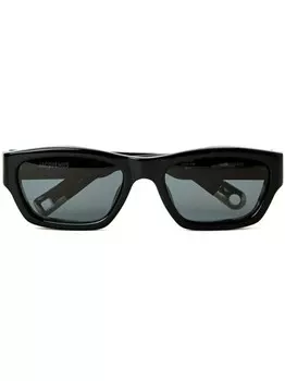 Jacquemus солнцезащитные очки Meridiano, черный