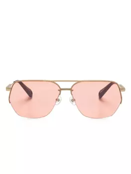 Jacquemus солнцезащитные очки The Aviador, золотой