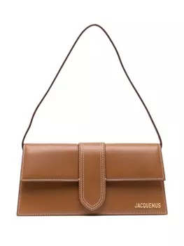 Jacquemus сумка на плечо Le Bambino Long, коричневый