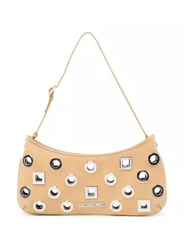 Jacquemus сумка на плечо Le Bisou с люверсами, нейтральный цвет