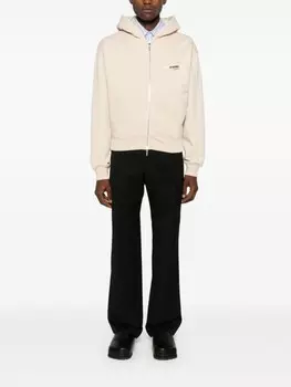 Jacquemus толстовка Le Hoodie Gros Grain, нейтральный цвет