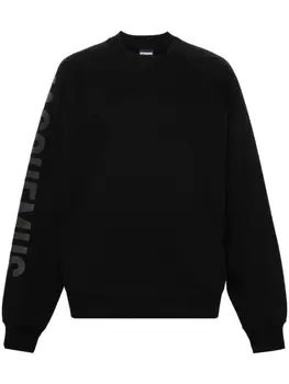Jacquemus толстовка Typo, черный