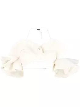 Jacquemus топ La brassire Artichaut, белый