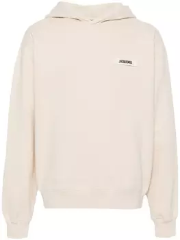 Jacquemus топ Le Hoodie Gros Grain, нейтральный цвет