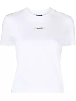 Jacquemus топ Le T-shirt Gros Grain, белый
