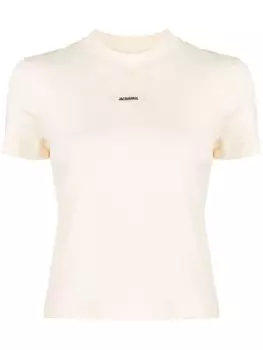 Jacquemus топ Le T-shirt Gros Grain, желтый