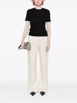 Jacquemus топ Le T-shirt Tricot, черный