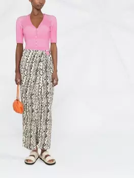 Jacquemus трикотажное боди Le Yauco, розовый