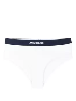 Jacquemus трусы-брифы с логотипом, белый