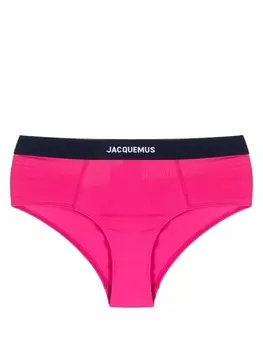 Jacquemus трусы-брифы с логотипом, розовый