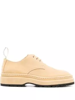 Jacquemus туфли Les Derbies Pavane, нейтральный цвет