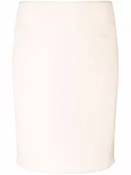 Jacquemus юбка-карандаш мини, нейтральный цвет