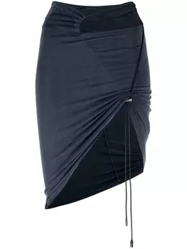 Jacquemus юбка мини La jupe Espelho, синий