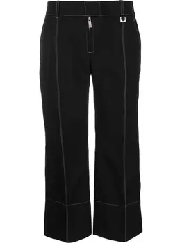 Jacquemus укороченные брюки Le Pantalon Areia, черный