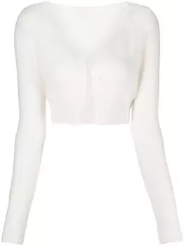 Jacquemus укороченный кардиган Alzou, нейтральный цвет