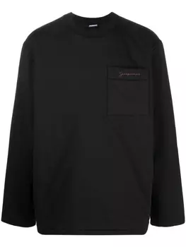 Jacquemus утепленная толстовка Bricciola, черный