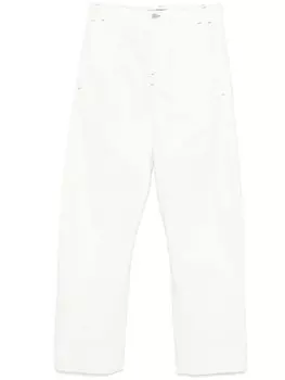 Jacquemus зауженные джинсы, белый