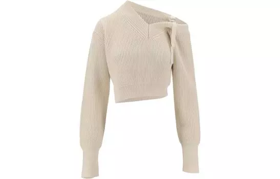 Свитер женский Jacquemus, бежевый