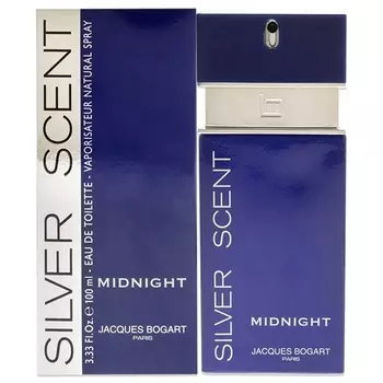 Jacques Bogart Silver Scent Midnight Туалетная вода-спрей для мужчин 100 мл