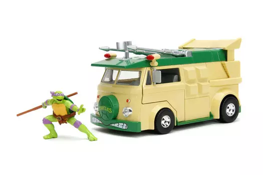 JADA TEENAGE NINJA TURTLES PARTY WAGON + ФИГУРКА ДОНАТЕЛЛО 18,5 см 253285003