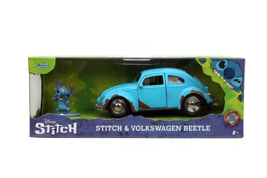 JADA Volkswagen Beetle Стич с фигуркой