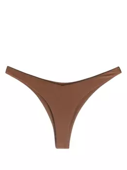 JADE Swim плавки бикини с эффектом металлик, коричневый