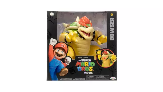 Jakks Pacific Super Mario Movie фигурка огнедышащего Боузера 18 см