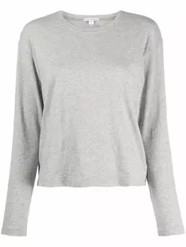 James Perse футболка с длинными рукавами, серый