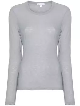 James Perse футболка с длинными рукавами, серый