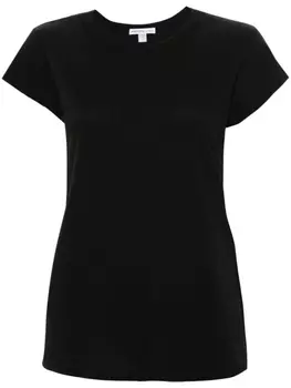 James Perse футболка с круглым вырезом, черный