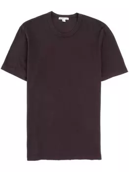James Perse футболка с круглым вырезом, коричневый