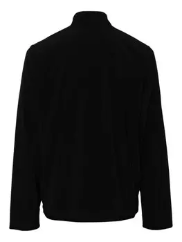 James Perse куртка с длинными рукавами и воротником-стойкой, черный