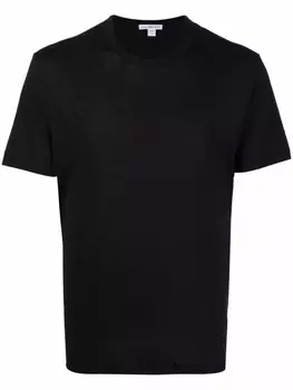 James Perse однотонная футболка, черный