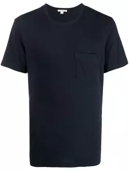 James Perse однотонная футболка, синий