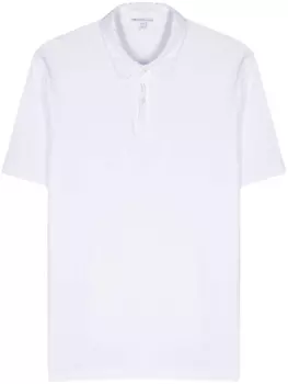 James Perse рубашка поло из джерси, белый