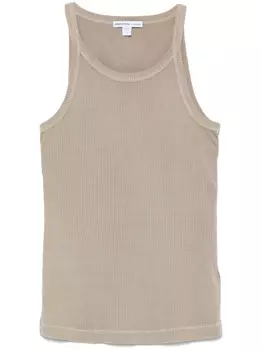 James Perse топ в рубчик, зеленый