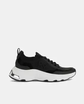 JAMI женские низкие кроссовки на платформе DKNY, чёрный