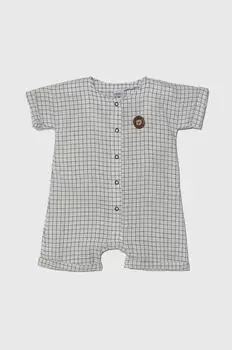 Jamiks Хлопковый детский комбинезон, белый