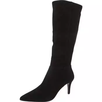 Janae женские замшевые однотонные сапоги до колена Steve Madden, черный