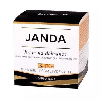 Janda Сила косметических нитей 70+ крем перед сном Черная роза 50мл