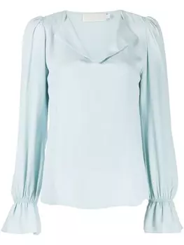 JANE блузка Robbie с V-образным вырезом, синий