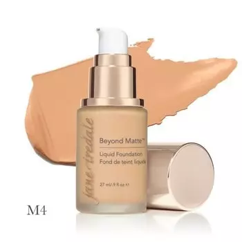 Jane Iredale, Beyond Matte, Liquid Foundation, Mineral Mattifying Liquid Foundation, M4