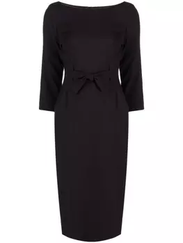 Jane платье-футляр Serena с бантом, фиолетовый